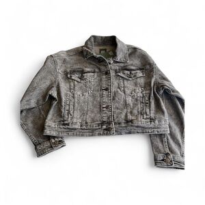 Wild Fable Distressed Gray Jean Jacket. Gray acid wash. NWT